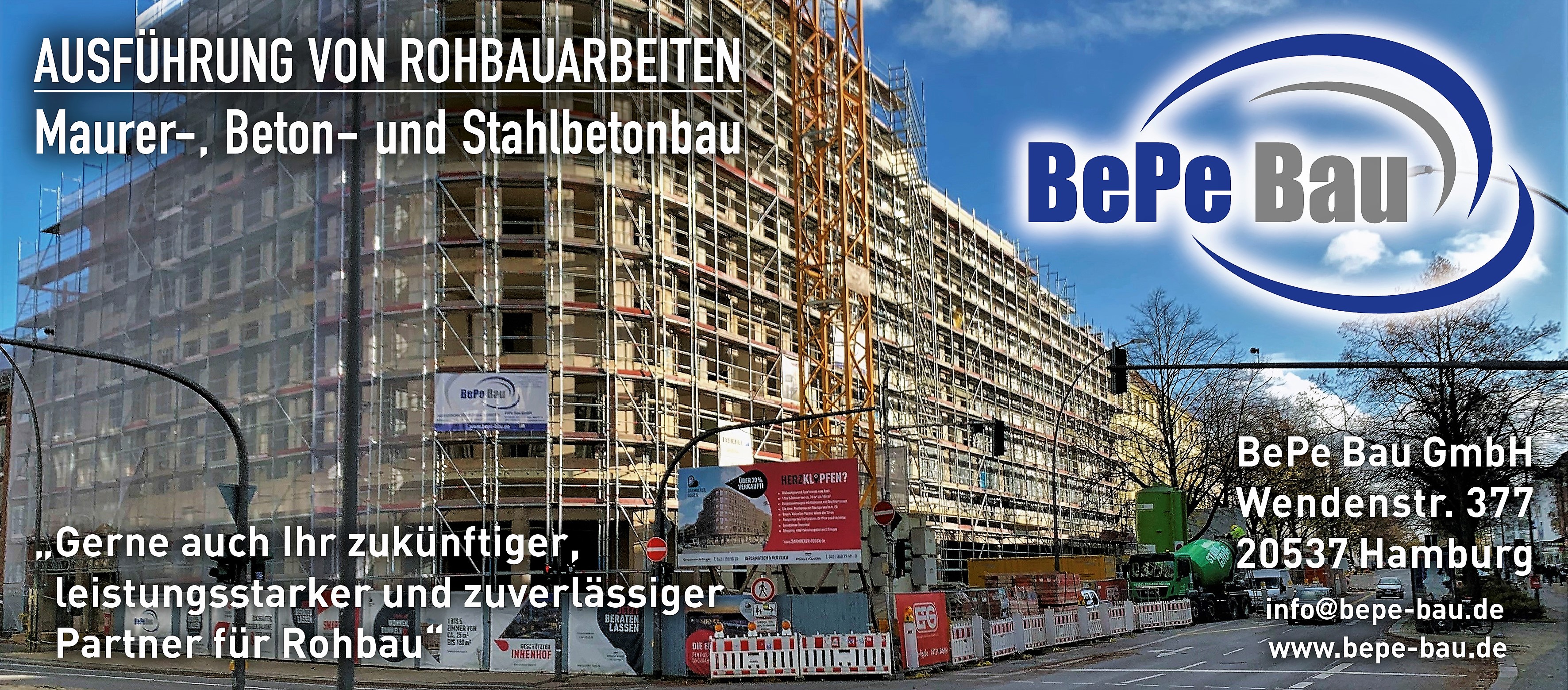BePe Bau GmbH - Baustelle